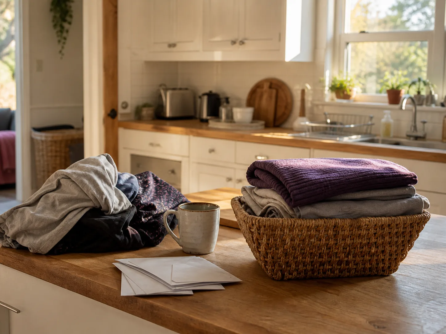 A calm home interior with space to reset the week